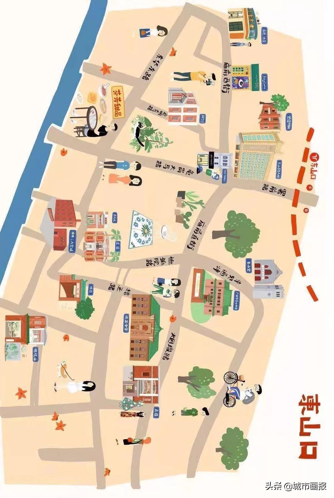 广州最新地图，多维视角展现城市发展碰撞观点