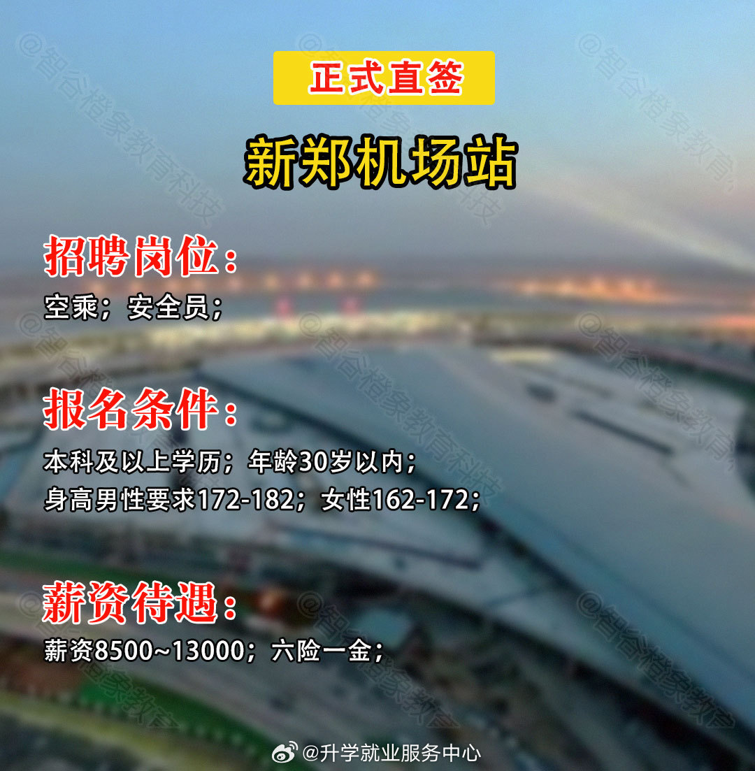 新郑最新招聘启航职业新征程！